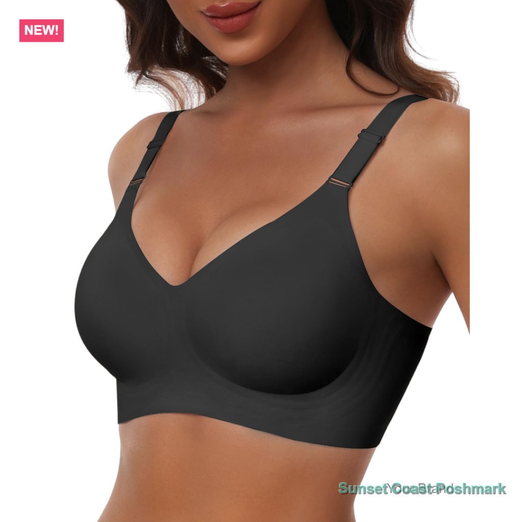 Seamless Full Coverage Wireless Bra With Soft Support